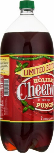 Cheerwine Holiday Punch Soft Drink Perspective: back