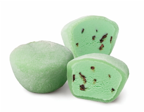 My/Mo Mint Chocolate Chip Mochi Ice Cream Perspective: back