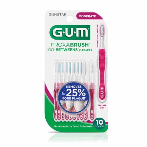 GUM® Proxabrush® Go-Betweens® Moderate Cleaners Perspective: back