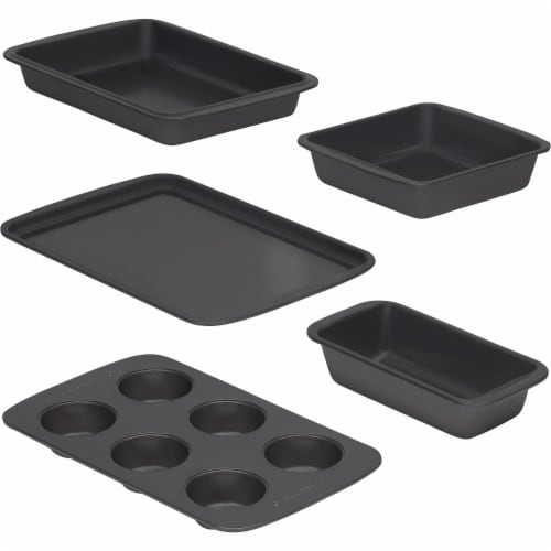 Baker's Secret Easy Store Bakeware Set Perspective: back