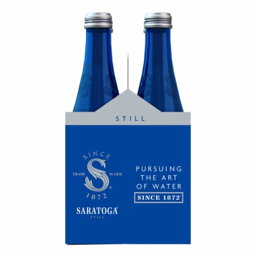 Saratoga® Still Spring Water Bottled Water Perspective: back