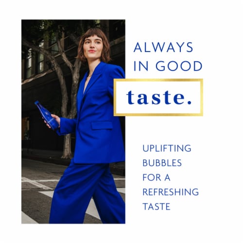 Saratoga® Spring Sparkling Bottled Water Perspective: back