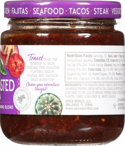 Fire Roasted Fajita 6.5 OZ Perspective: back