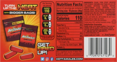 Hot Tamales® Fierce Cinnamon Chewy Candy Theater Box Perspective: back