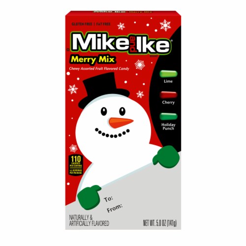 Mike & Ike Holiday Merry Mix Stocking Stuffers Perspective: back