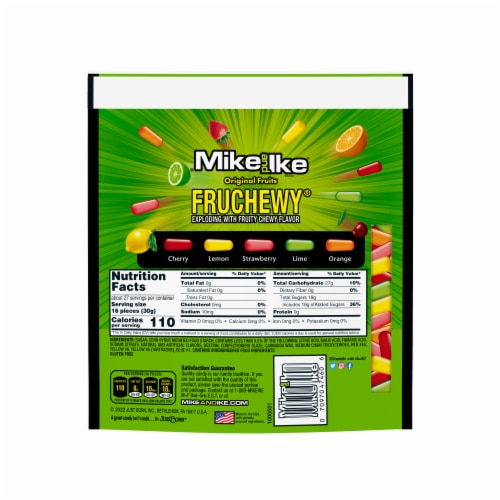 Mike & Ike® Original Fruits Chewy Assorted Fruit Flavored Candy Perspective: back