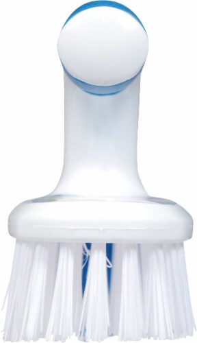 Clorox™ Small Iron Handle Scrub Brush Perspective: back