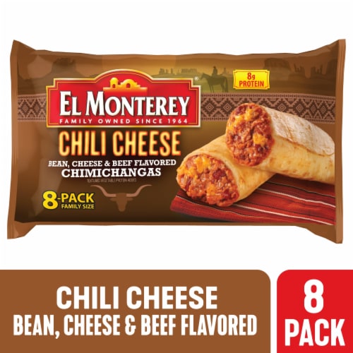 El Monterey® Frozen Chili Cheese Chimichangas Perspective: back