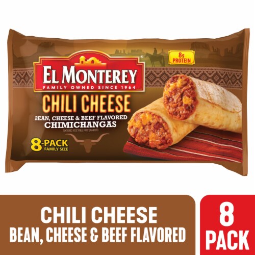 El Monterey® Frozen Chili Cheese Chimichangas Perspective: back