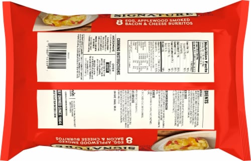 El Monterey® Egg Applewood Smoked Bacon and Cheese Burritos Perspective: back