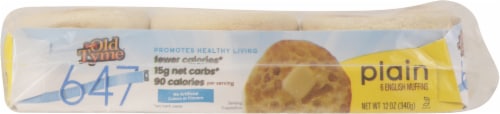 Old Tyme 647 Original English Muffins Perspective: back