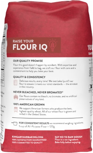 King Arthur Flour Unbleached All-Purpose Flour Perspective: back