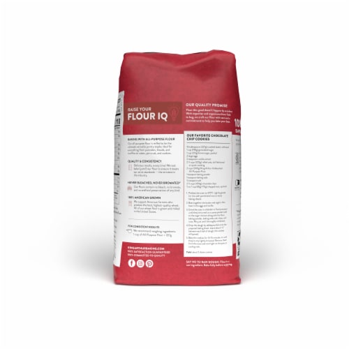 King Arthur Flour Unbleached All-Purpose Flour Perspective: back