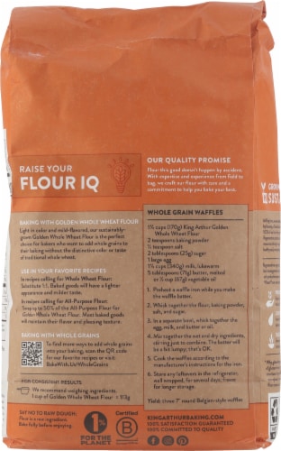 King Arthur™ Flour White Whole Wheat Flour Perspective: back