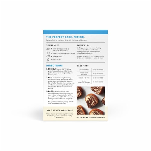 King Arthur Flour Gluten Free Yellow Cake Mix Perspective: back