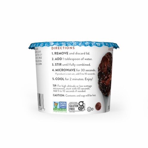 King Arthur Flour Gluten Free Single Serve Super Fudge Brownie Mix Perspective: back