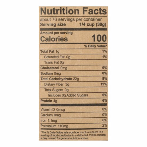 King Arthur Flour Organic Whole Wheat Flour Perspective: back