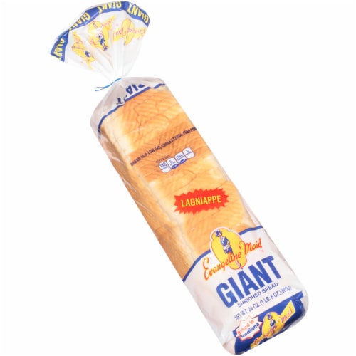 Evangeline Maid Enriched Bread Giant 24 oz Perspective: back