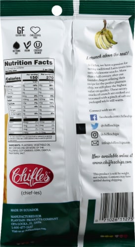 Chifles Original Plantain Chips Perspective: back