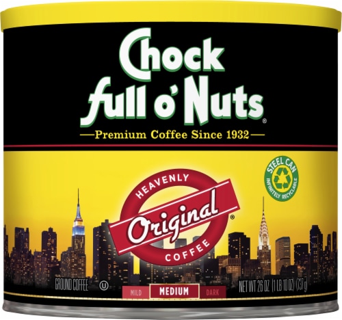 Chock Full o' Nuts® Original Medium Roast Ground Coffee Perspective: back