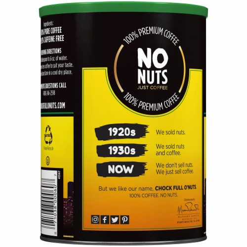 Chock Full o'Nuts Coffee Heavenly Decaf Original Medium Roast Ground in