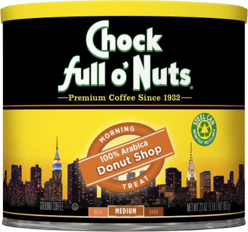 Chock Full o' Nuts® Donut Shop Medium Roast Ground Coffee Perspective: back