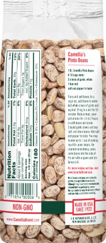Camellia® Pinto Beans Perspective: back