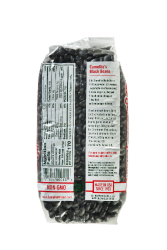 Camellia® Black Beans Perspective: back