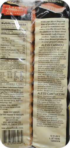 Alessi® Biscotti Savoiardi Lady Finger Cookies Perspective: back