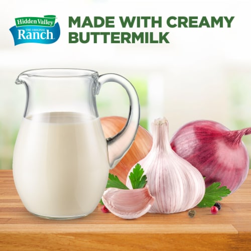 Hidden Valley Buttermilk Ranch Salad Dressing & Seasoning Mix Packet Perspective: back