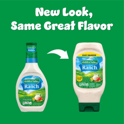 Hidden Valley Original Ranch Salad Dressing & Topping Perspective: back