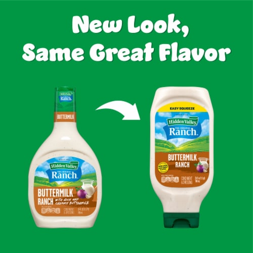 Hidden Valley Buttermilk Ranch Topping and Dressing Perspective: back