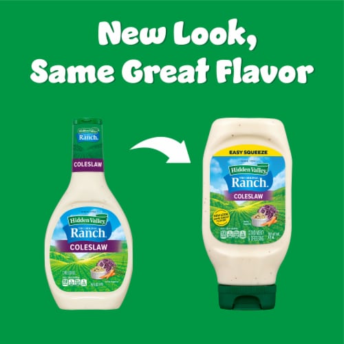 Hidden Valley Coleslaw Salad Dressing & Topping Perspective: back