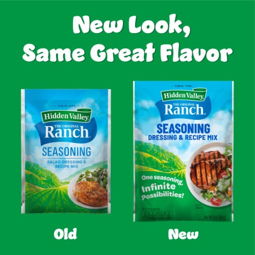 Hidden Valley Original Ranch Salad Dressing and Seasoning Mix Packet Perspective: back