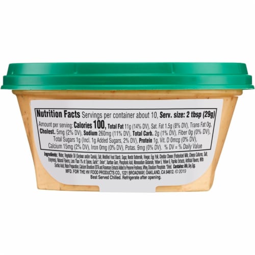 Hidden Valley Deluxe Aged Cheddar Cheese & Ranch Dip Perspective: back