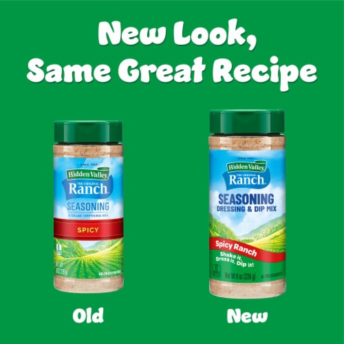 Hidden Valley® The Original Ranch Spicy Seasoning & Salad Dressing Mix Perspective: back