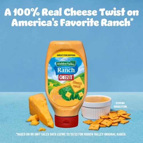 Hidden Valley Cheezy Ranch Dipping Sauce Perspective: back