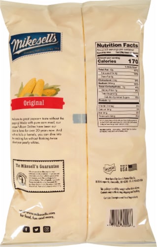 Mikesell's® Original Puffcorn Delite Perspective: back