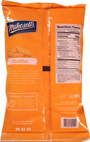 Mikesell's® Cheddar Puffcorn Delites Perspective: back
