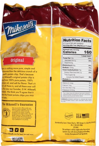 Mikesell's® Original Potato Chips Perspective: back