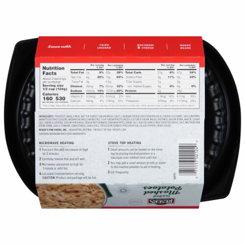 Reser's® Loaded Mashed Potatoes Perspective: back