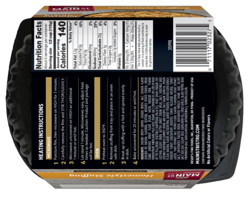 Reser's® Homestyle Stuffing Perspective: back