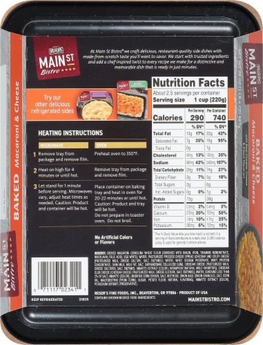 Reser's® Main St Bistro® Baked Macaroni and Cheese Perspective: back
