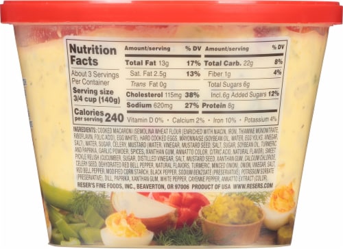 Reser's® Deviled Egg Macaroni Salad Perspective: back