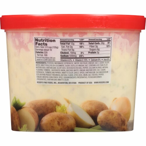 Reser's® Original Potato Salad Perspective: back