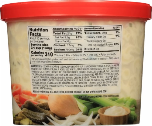 Reser's® American Macaroni Salad Perspective: back