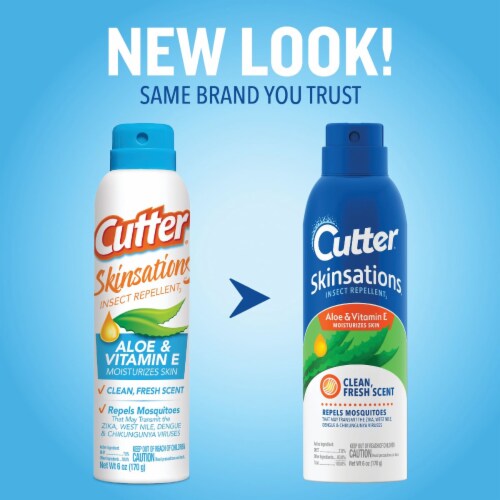 Cutter Skinsations Insect Repellent Perspective: back
