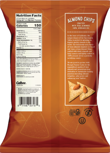 San Joaquin Almond Nut Hickory Smoked Chips Perspective: back