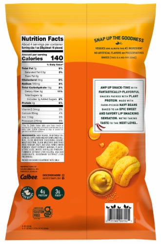 Calbee® Harvest Snaps® Honey Dijon Crunchy Puffs Perspective: back
