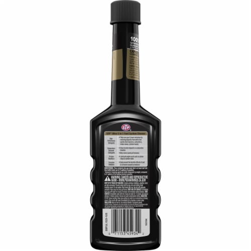 STP® Ultra 5 in 1 Fuel System Cleaner Perspective: back